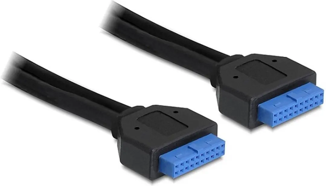 Delock USB 3.0 19-p F/F Kabel 0.45m