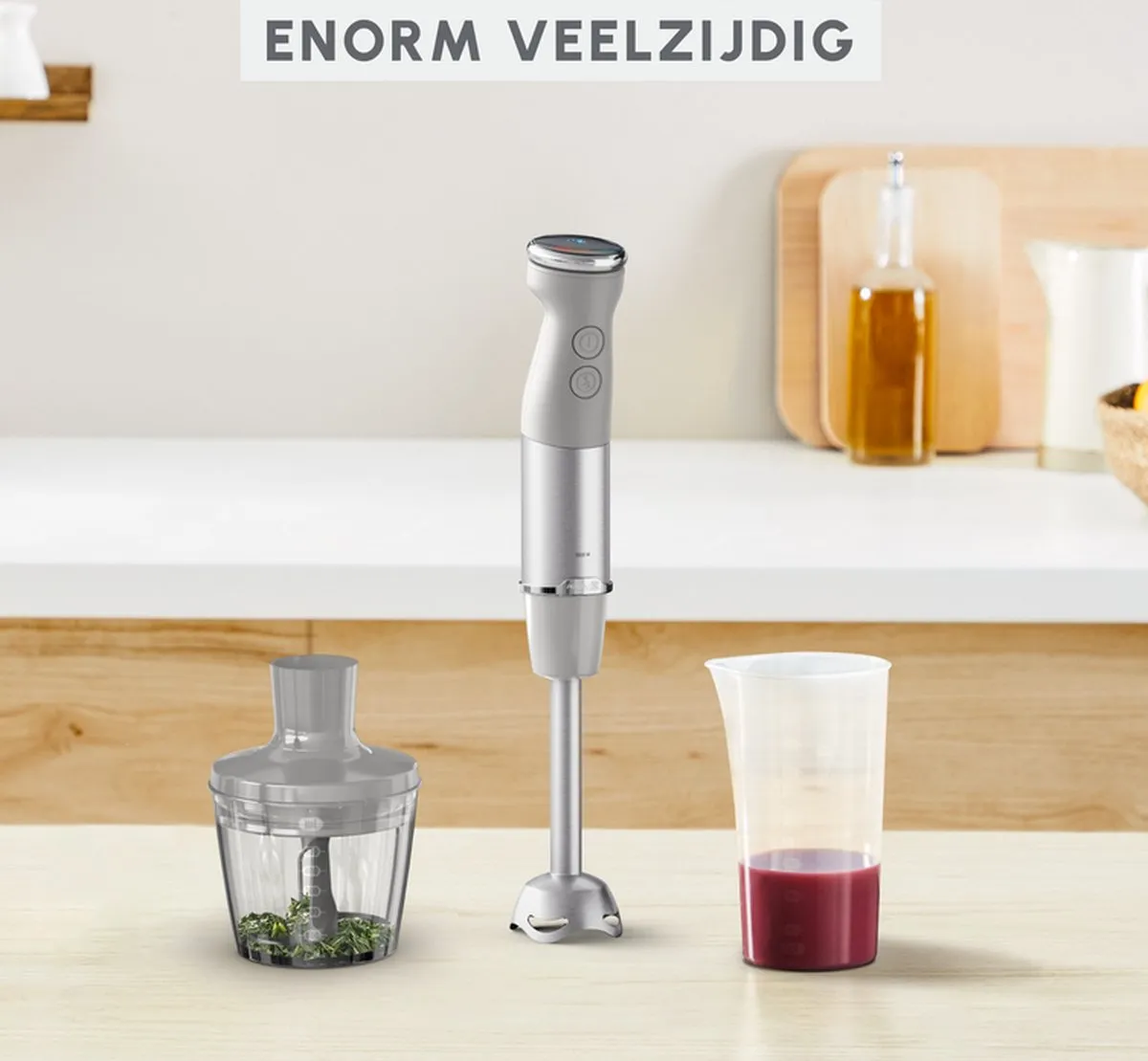 Moulinex DD672B10 Keukenmachine 1000W - Grijs/Roestvrijstaal - afbeelding 6 van 6