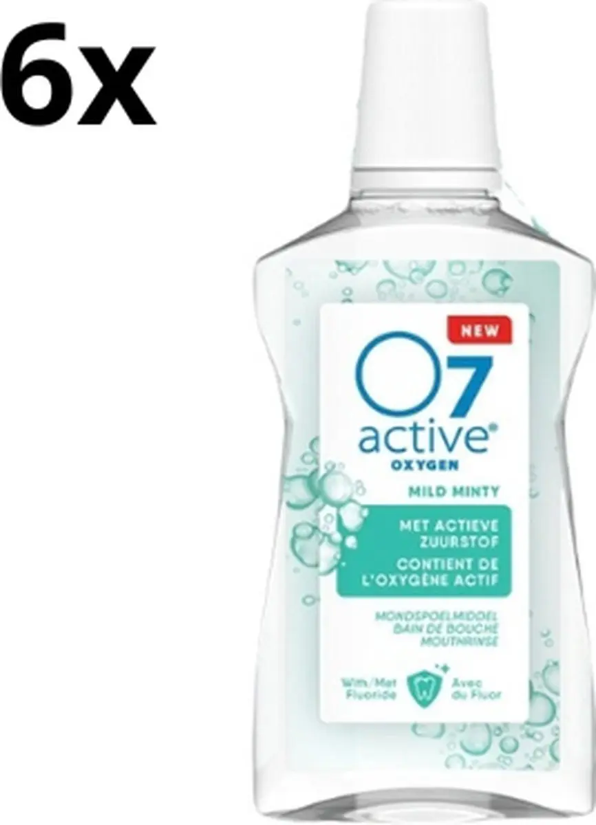 O7 Active Mondspoelmiddel Mild Minty