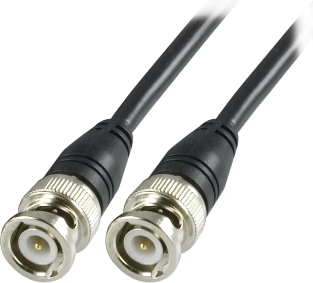 Deltaco DEL-138 Krimpconnector Coaxkabel BNC M-M RG58