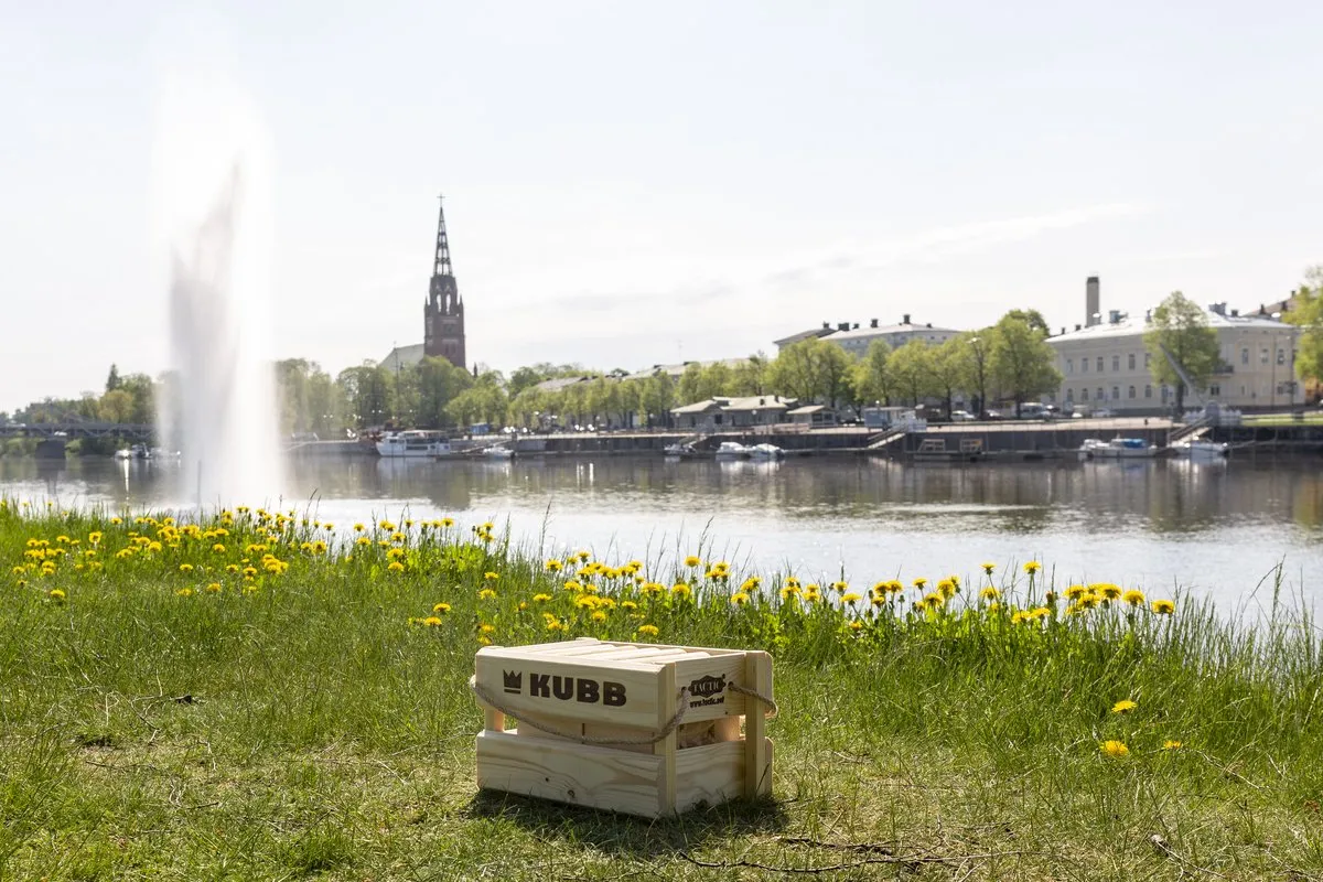 Tactic Kubb Origineel Zweeds Werpspel - Duurzaam Grenenhout