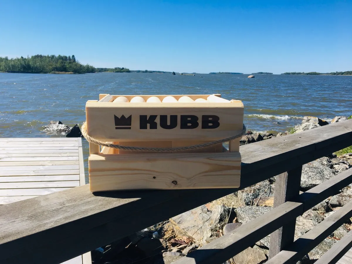 Tactic Kubb Origineel Zweeds Werpspel - Duurzaam Grenenhout