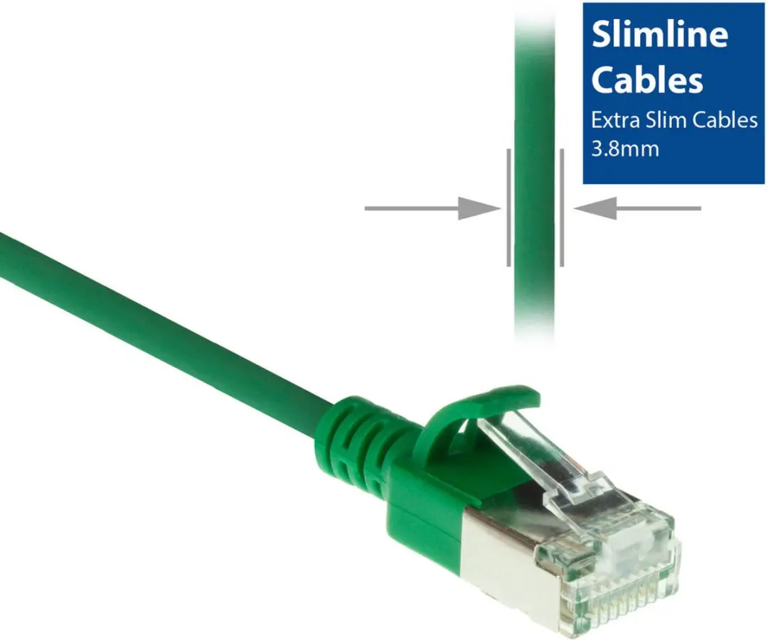 ACT DC7710 Groene LSZH U/FTP CAT6A Patchkabel 10m - Snagless
