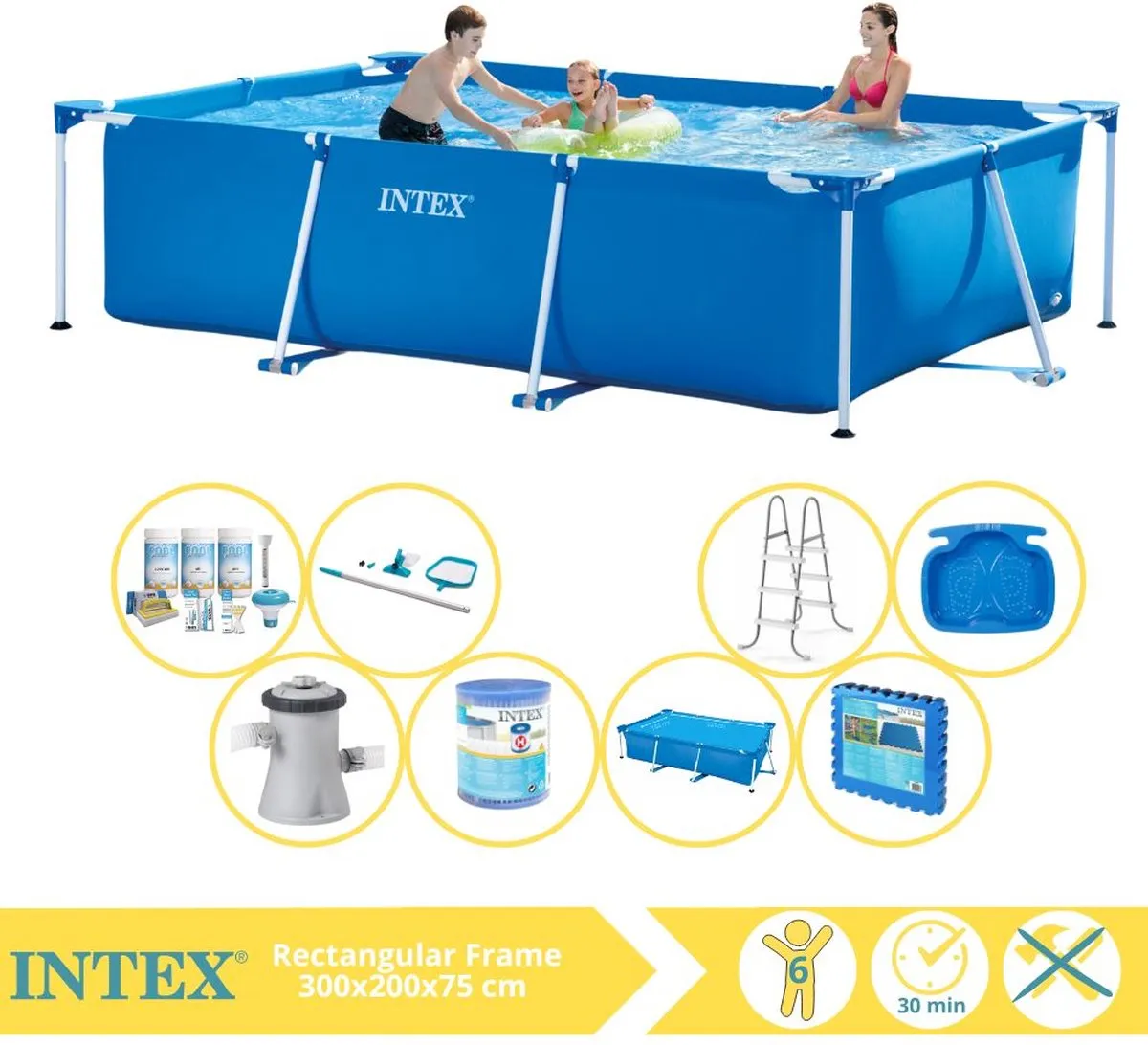 Intex 28272NP Opzetzwembad 300x200x75cm