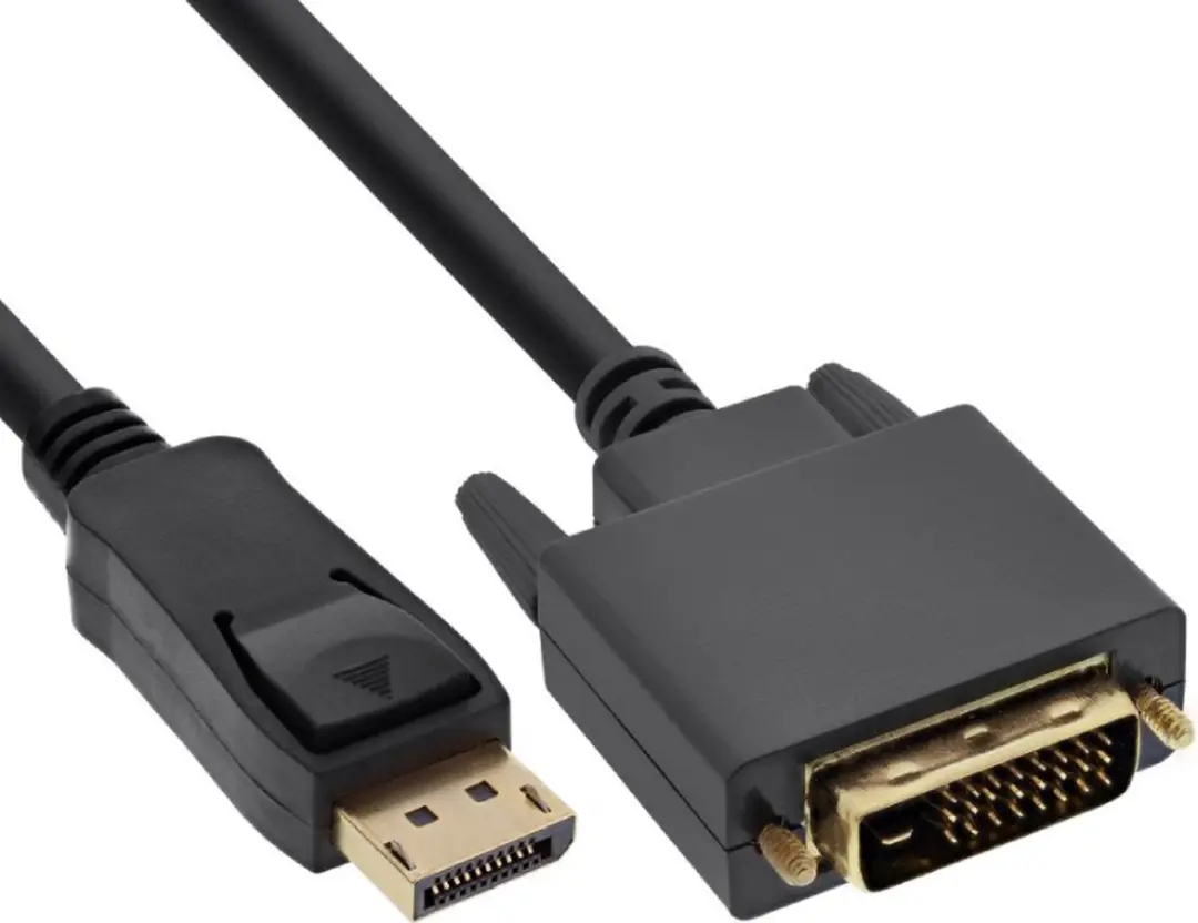InLine Premium DisplayPort naar DVI Kabel 17116 - 0,5m - Zwart - afbeelding 6 van 6