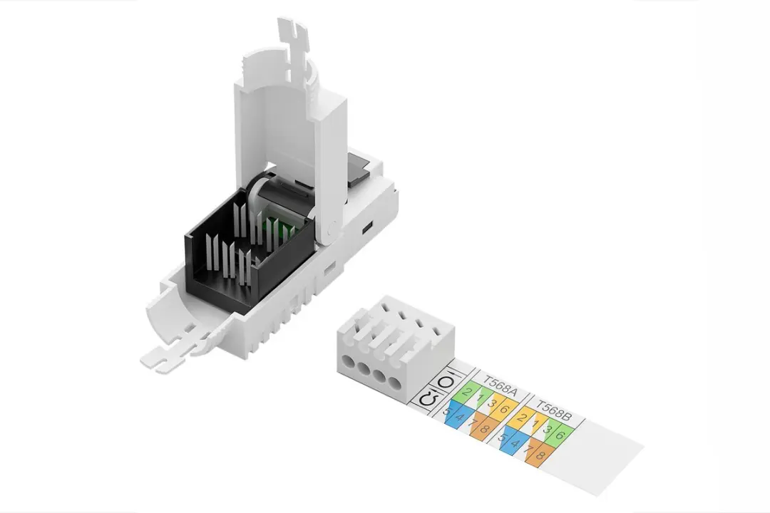 Digitus DN-93633 RJ45 Netwerkadapter CAT 6A - Zwart