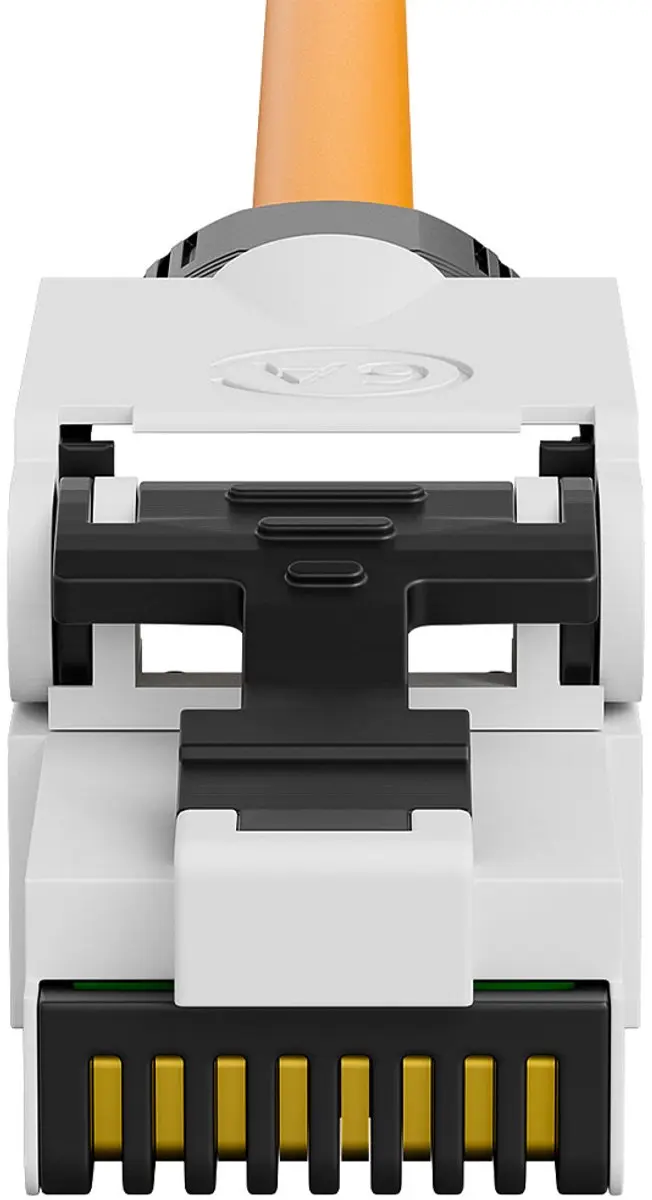 Digitus DN-93633 RJ45 Netwerkadapter CAT 6A - Zwart