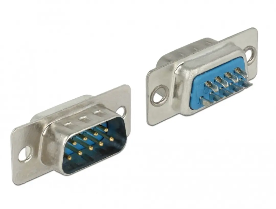 Delock D-Sub 9 Pin Male Soldeerconnector