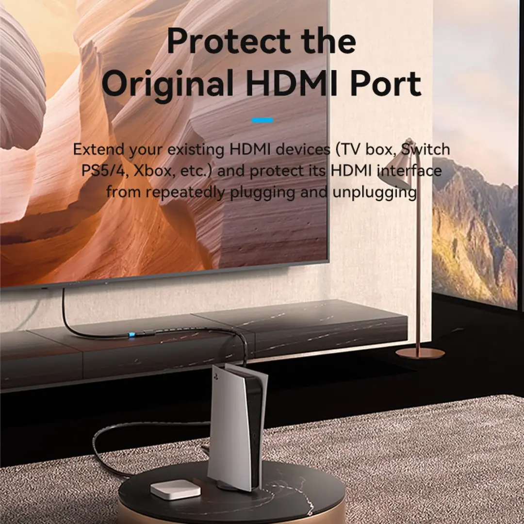 Vention HDMI 2.0 Verlengkabel 3m - 4K 60Hz - Zwart