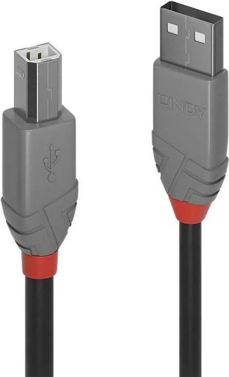 Lindy USB 2.0 A naar B Kabel 1m