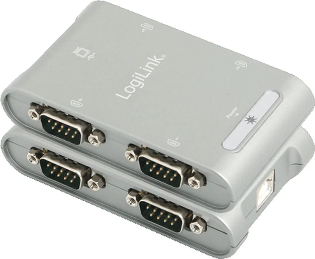 Logilink AU0032 USB 2.0 naar 4x Seriële Adapter