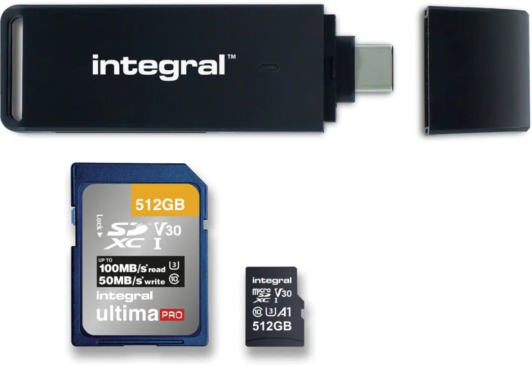 Integral | Kaartlezer | MicroSD | SD | USB-C
