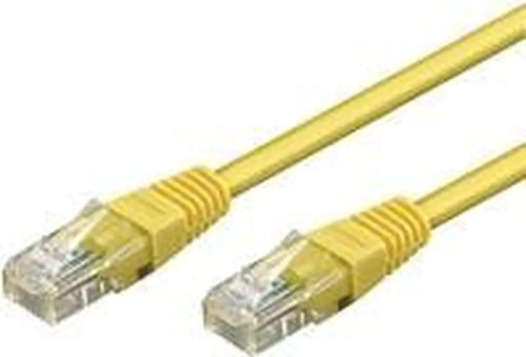 Goobay CAT6 Netwerkkabel RJ45 - Geel 0,5m