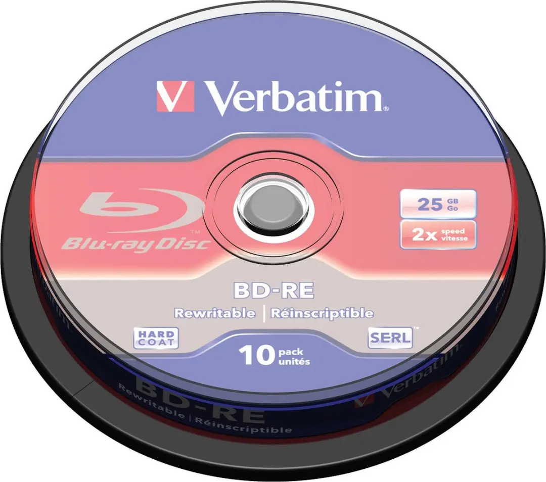 Verbatim 43694 BD-RE Blu-ray Disc 25GB - 10 Stuks