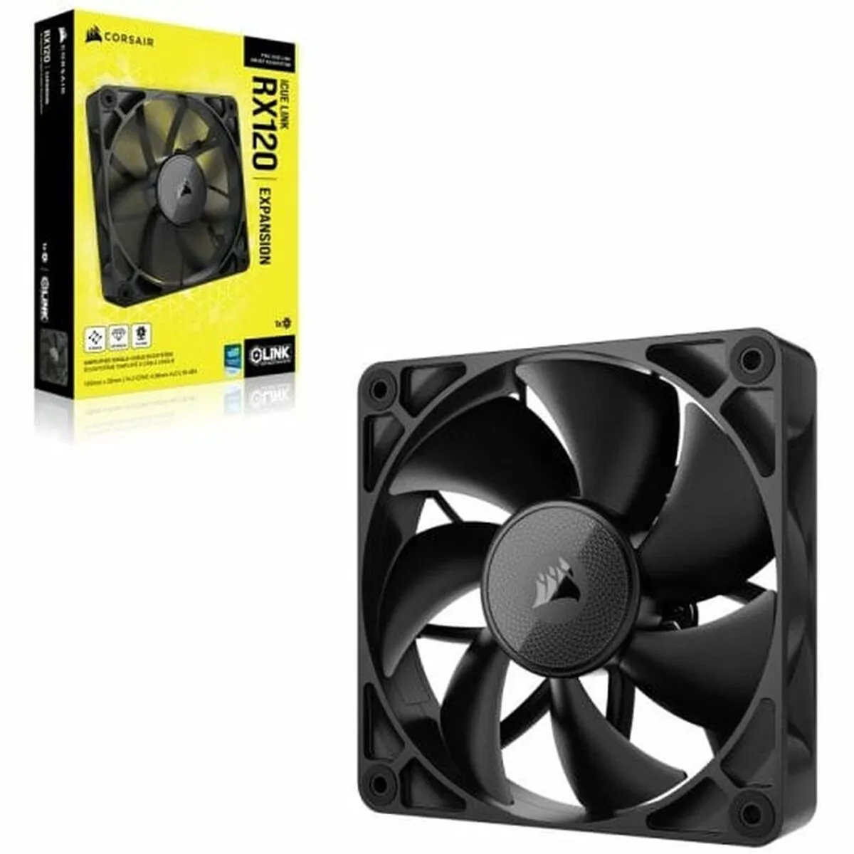 Corsair iCUE LINK RX120 Ventilator 12cm - Zwart