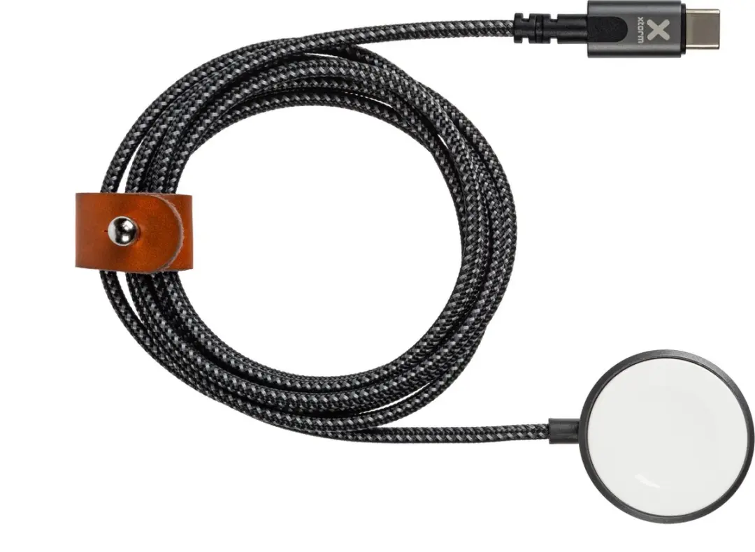Xtorm CX2121 Oplaadkabel Apple Watch - 1.5m - USB-C - Nylon Gevlochten