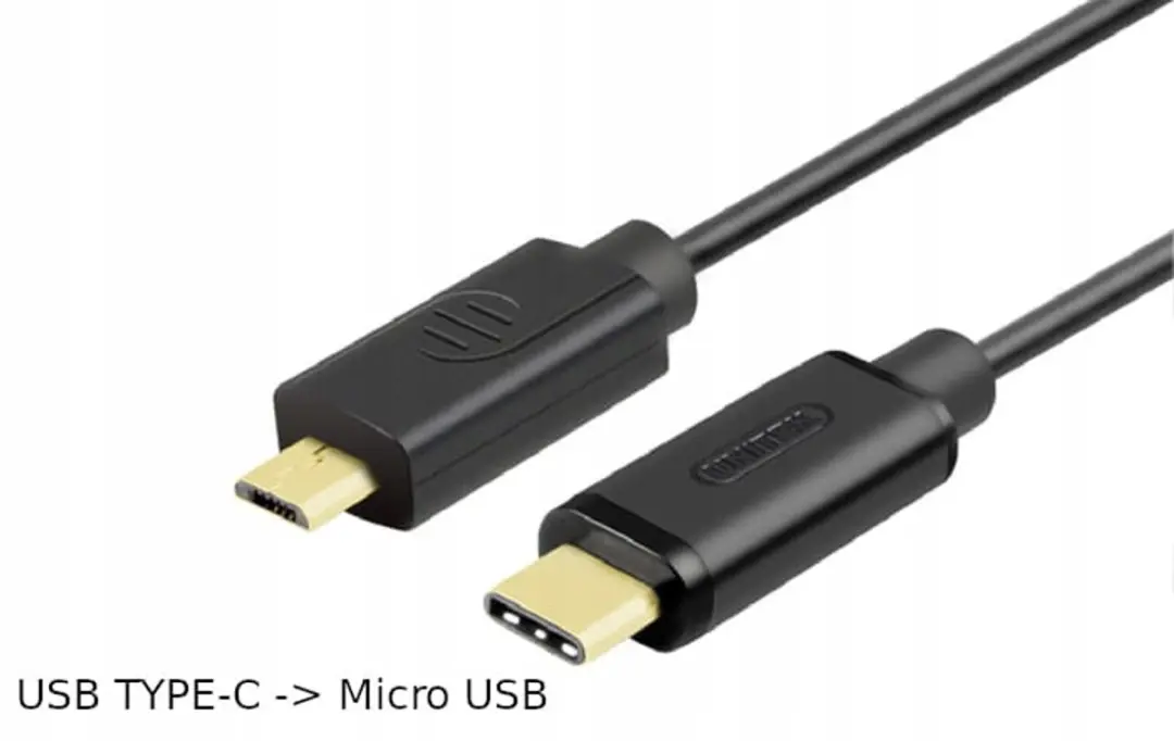 Unitek Y-C473BK USB-C naar Micro USB Kabel 1m - Zwart