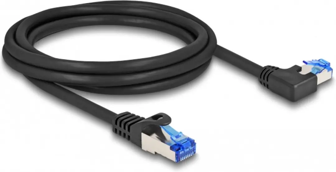 Delock Cat6a Kabel 2m - Zwart