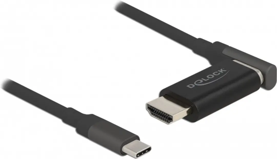Delock USB-C naar HDMI Adapterkabel 4K 60Hz - 1.20m - Zwart