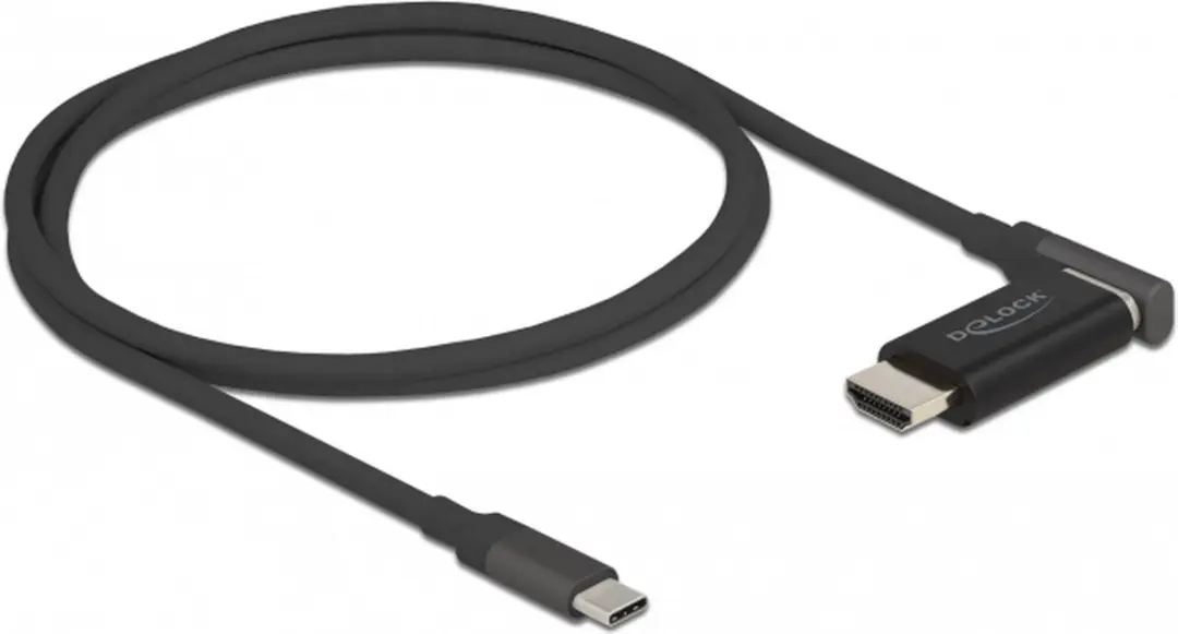 Delock USB-C naar HDMI Adapterkabel 4K 60Hz - 1.20m - Zwart