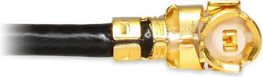 Delock MHF I RP-TNC Kabel Micro Coax 1,37mm 50 Ohm - 0,20m