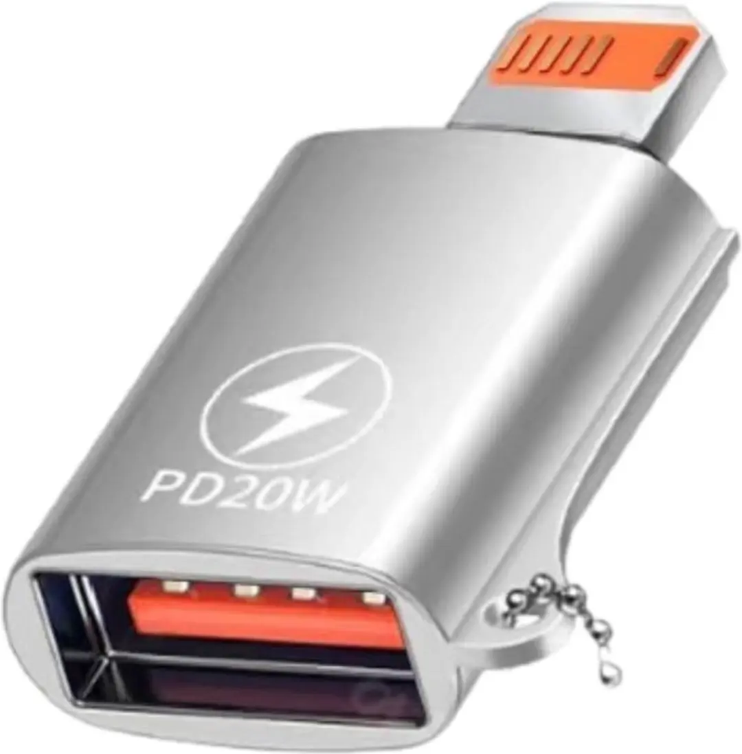 NÖRDIC OTG-LGNG1 USB-A naar Lightning Adapter