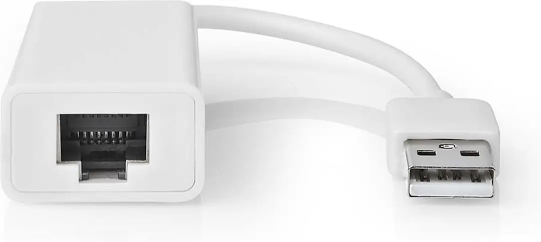 Nedis USB 2.0 Netwerkadapter 100 Mbps - RJ45 - 20cm - Wit