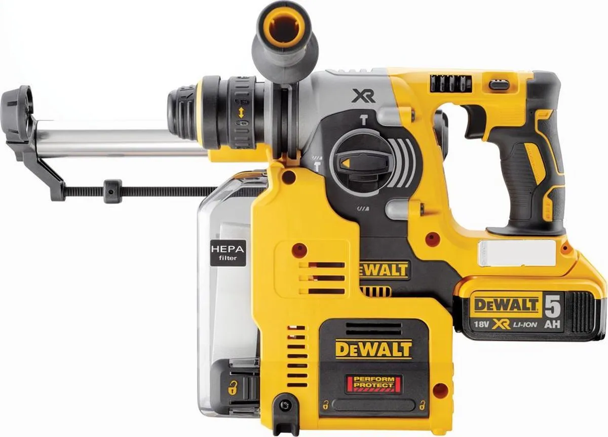 DeWalt DCH275P2 SDS+ Combihamer - 2x 5,0 Ah - 400W - Beton 24mm