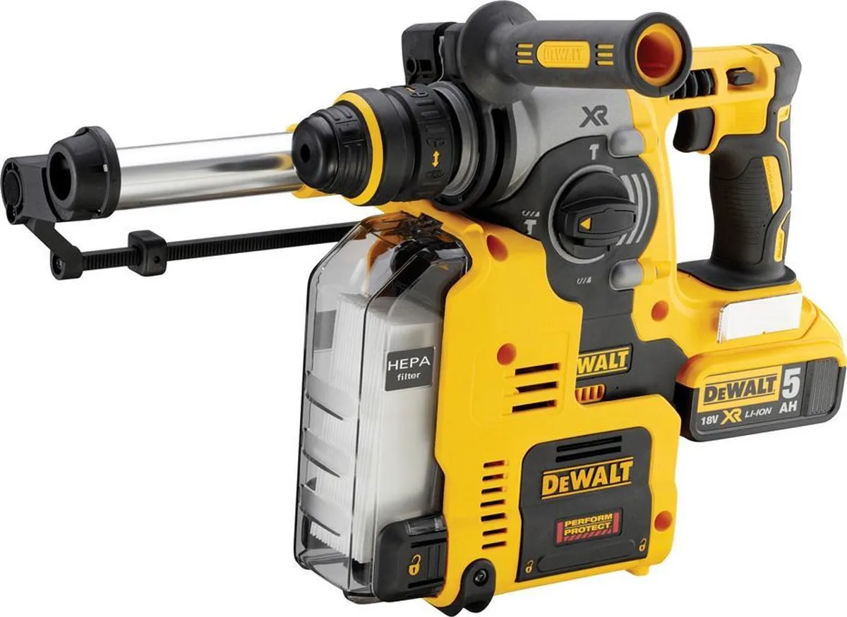 DeWalt DCH275P2 SDS+ Combihamer - 2x 5,0 Ah - 400W - Beton 24mm