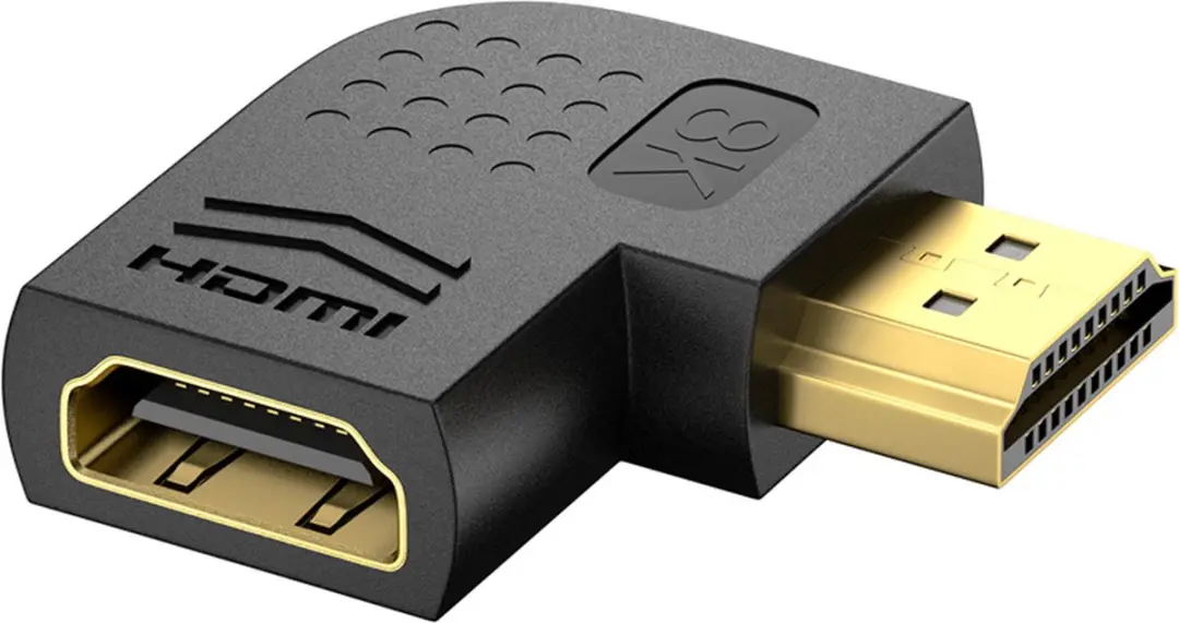 NÖRDIC HDMI-N5019 HDMI 2.1 Adapter 8K60Hz - Zwart