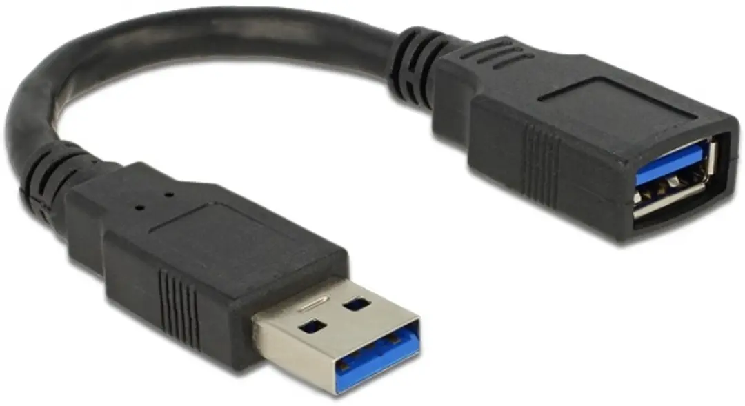 Delock USB 3.0 Verlengkabel 0.15m