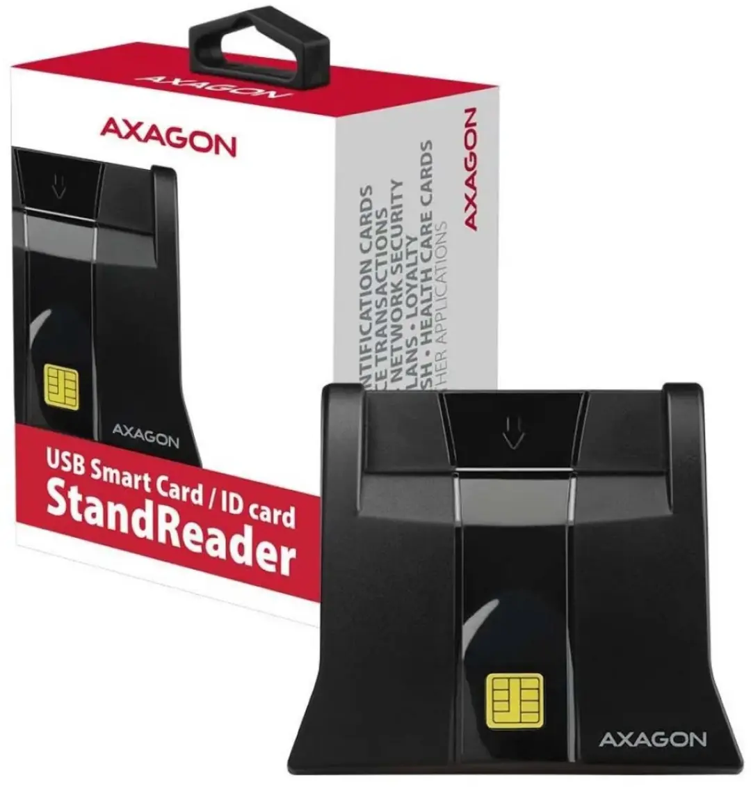 AXAGON CRE-SM4N USB Smart card StandReader