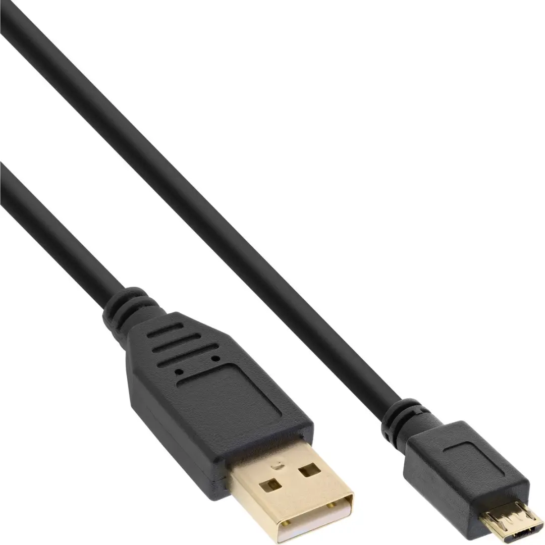 InLine Micro-USB 2.0 Kabel USB-A naar Micro-B 2m
