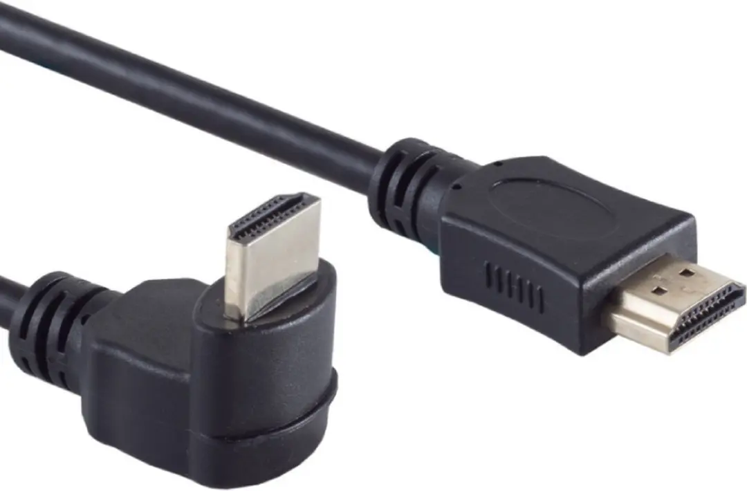 Goobay High Speed HDMI-kabel 270° 4K 60Hz - Zwart