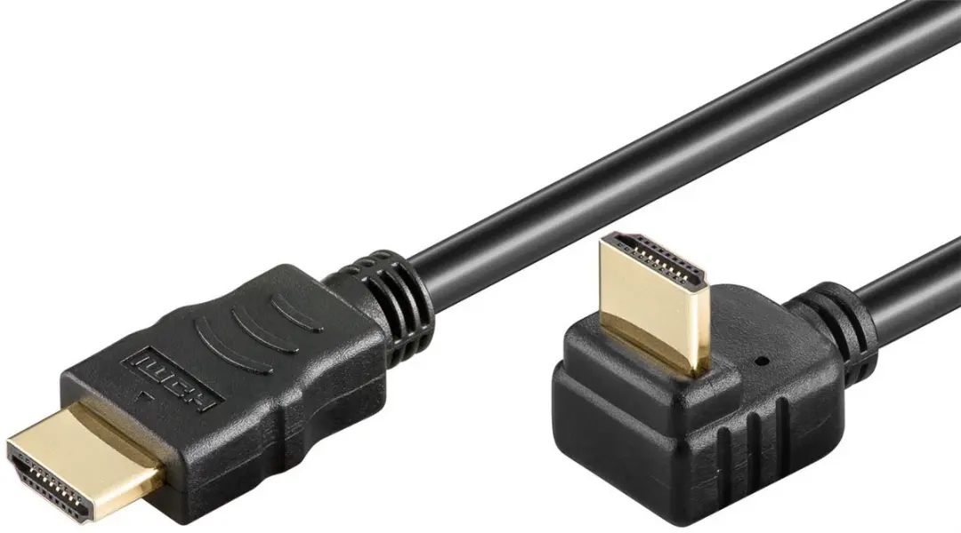 Goobay High Speed HDMI-kabel 270° 4K 60Hz - Zwart
