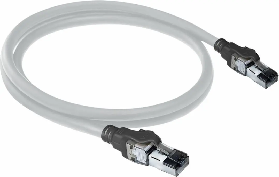 ACT FB4002 S/FTP CAT6A Patchkabel 2m - Grijs - 4PPoE/PoE++ 100W - afbeelding 6 van 6