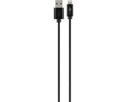 Goobay Lightning USB-kabel 2m - iPhone/iPad/iPod - Zwart