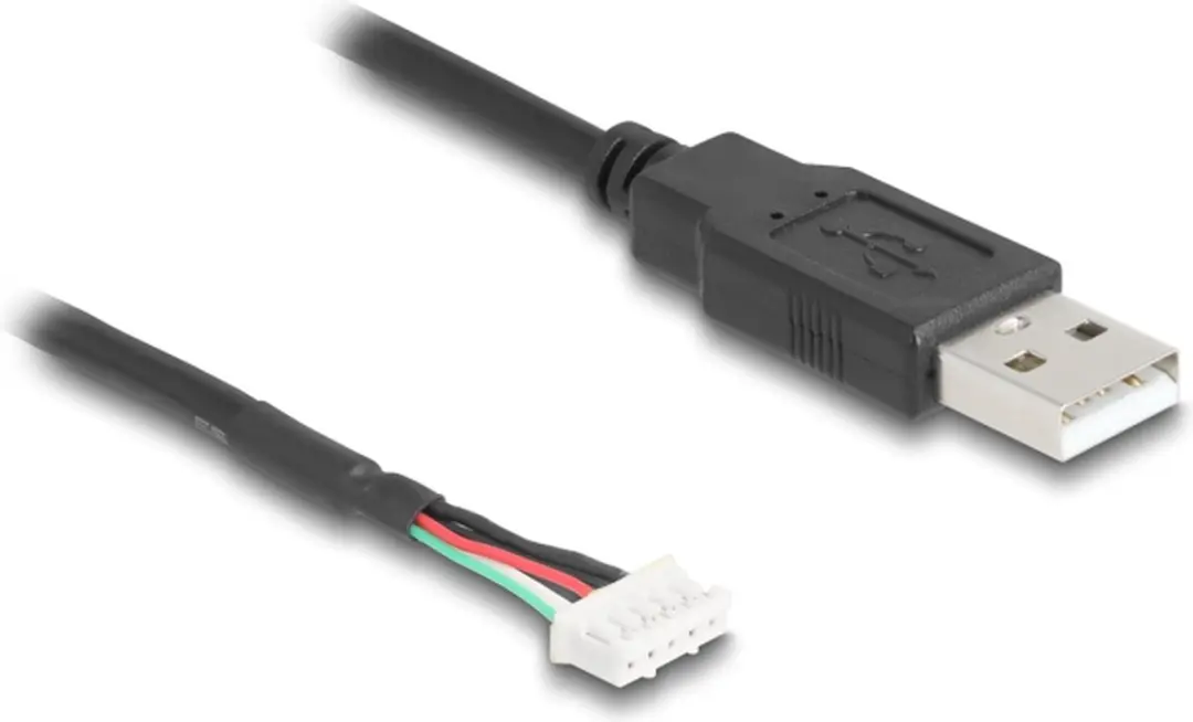 Delock USB 2.0 Kabel 5-pin Camera - 0,6m - Zwart