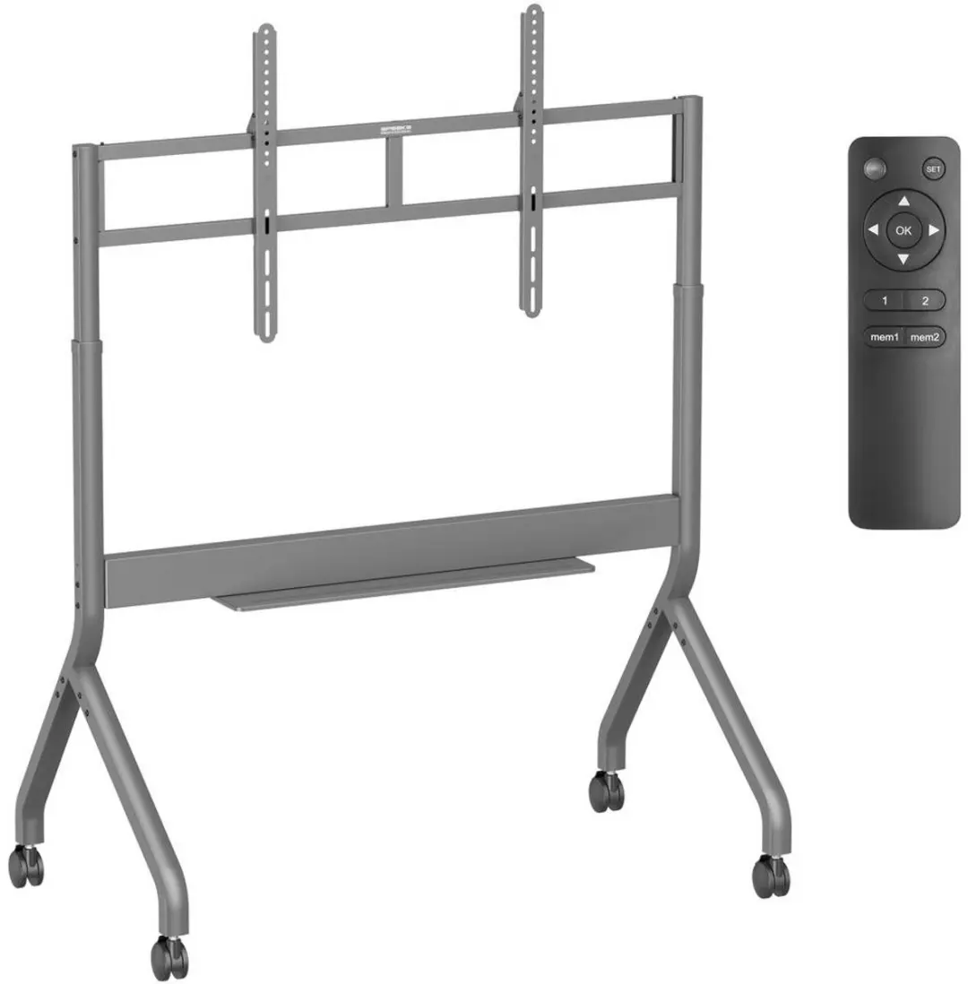 SpeaKa Professional SP-TVC-1500 TV-wagen 152cm - 279cm - Gunmetal Grey