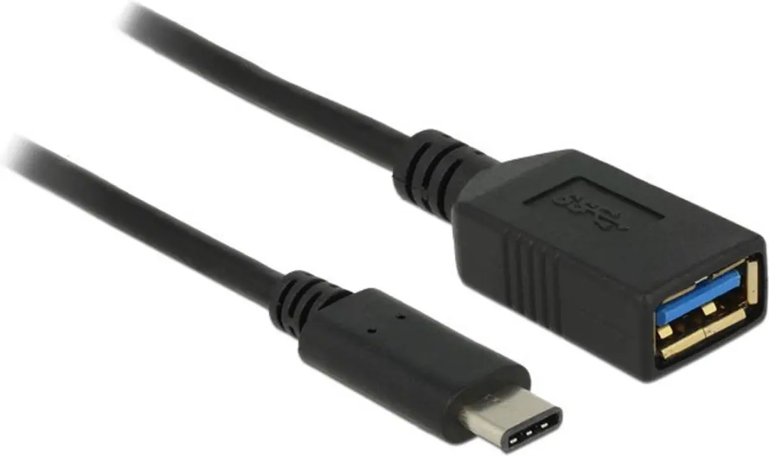 Delock USB-C naar USB 3.0 A Female Kabel 0,15m