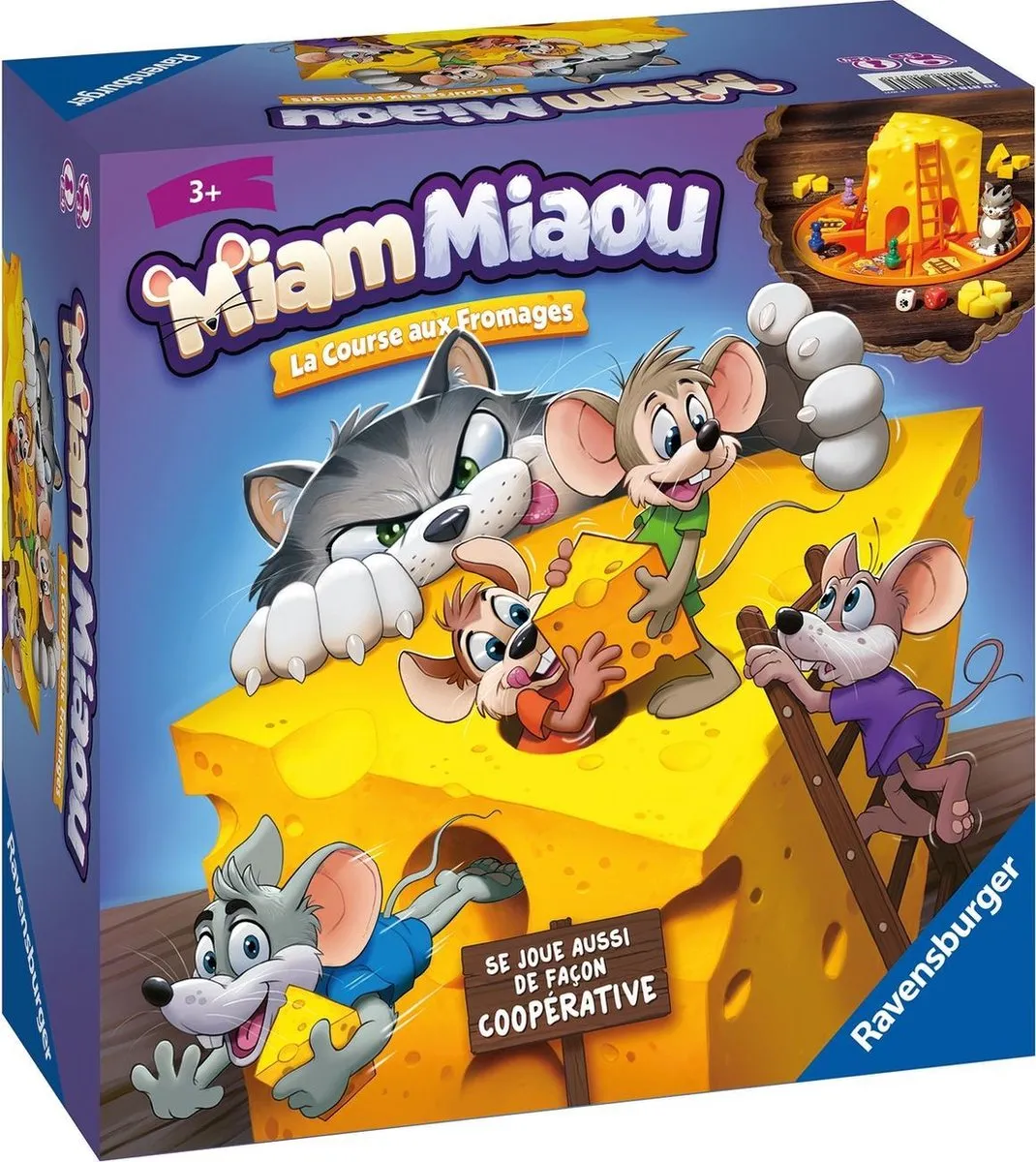Ravensburger Miam Miaou Bordspel - 2-4 Spelers