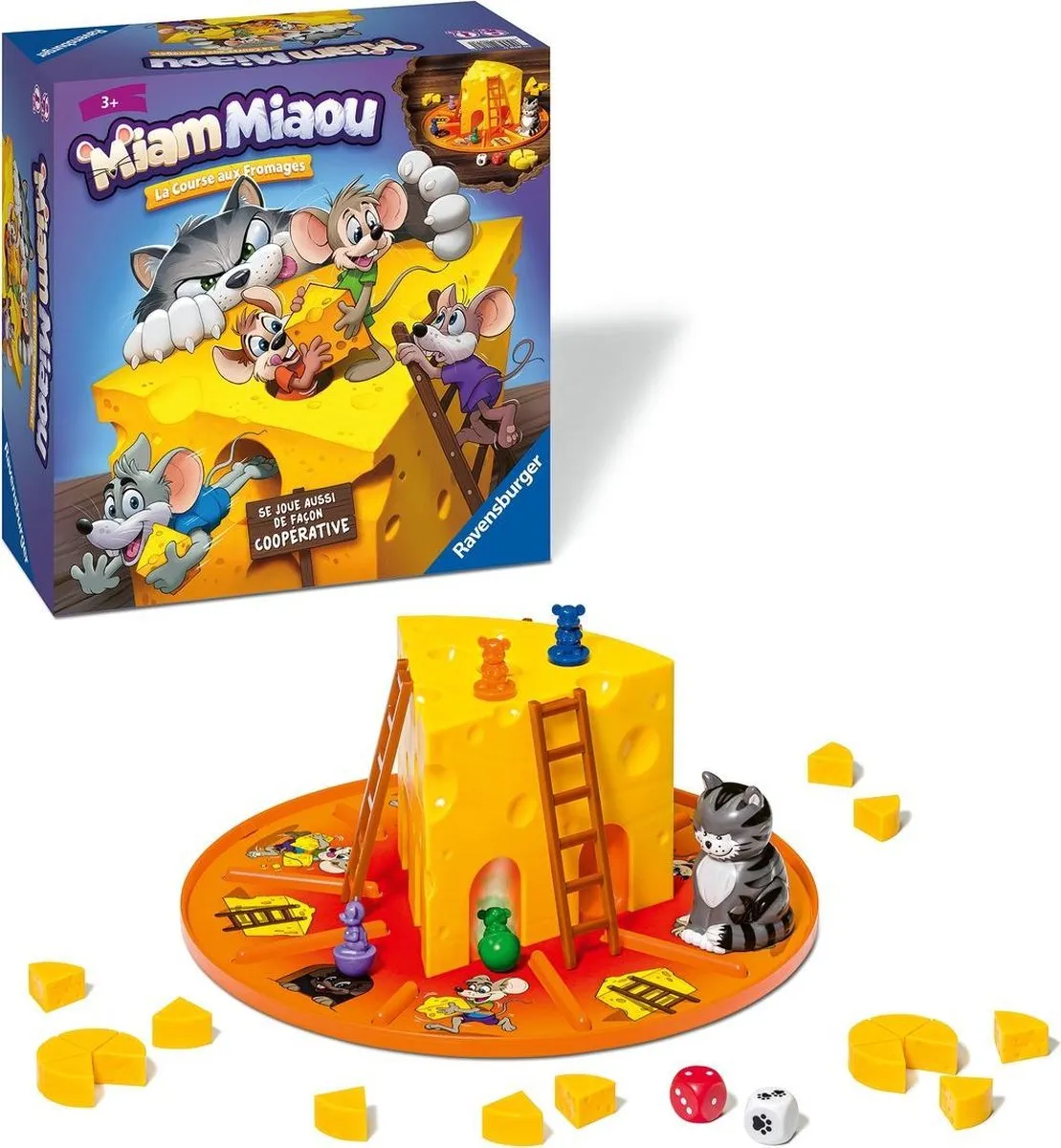 Ravensburger Miam Miaou Bordspel - 2-4 Spelers