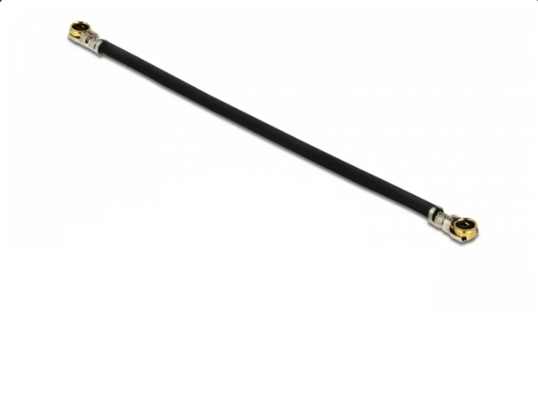 Delock MHF 4L Micro Coax Kabel 1,13mm - 0,05m - 50 Ohm - Zwart