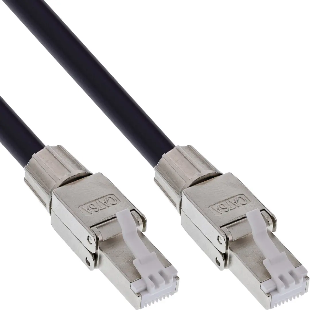 InLine Cat.6A S/FTP Outdoor Kabel 50m - Zwart