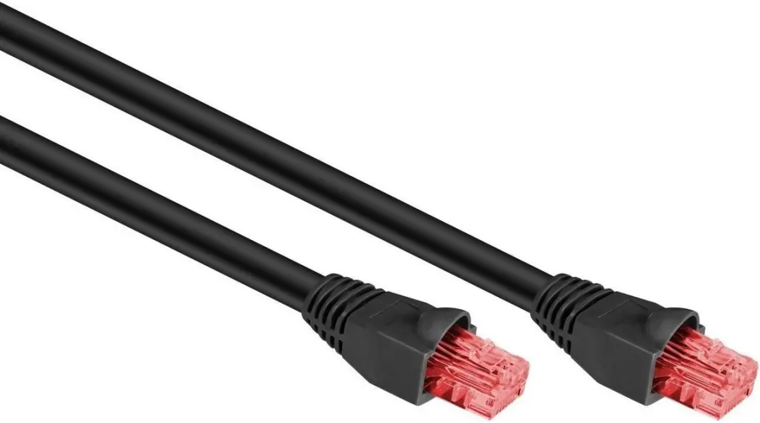 Goobay U/UTP CAT6 Outdoor Netwerkkabel 15m - Zwart