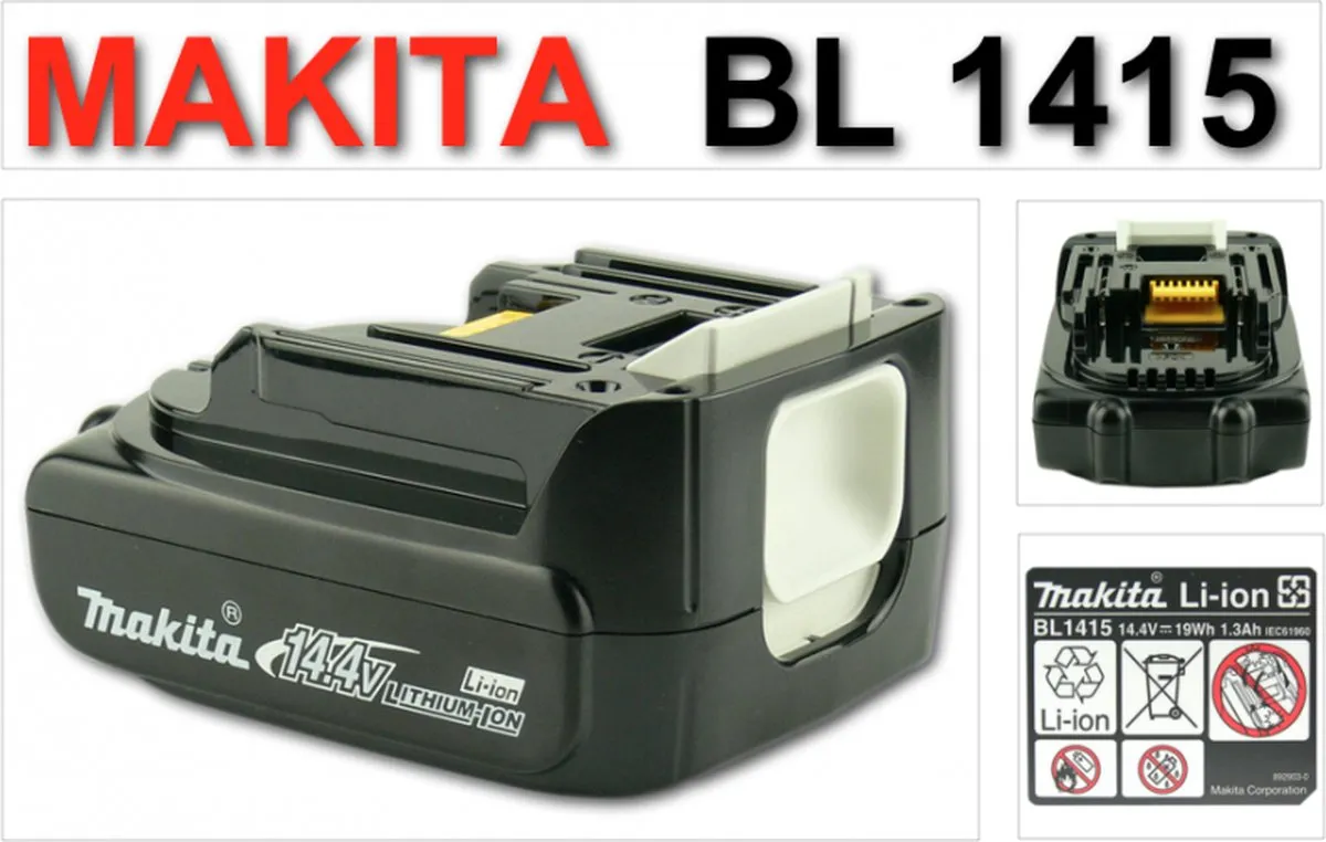 Makita Accu BL1415 14.4V 1.5Ah - 1 Stuks