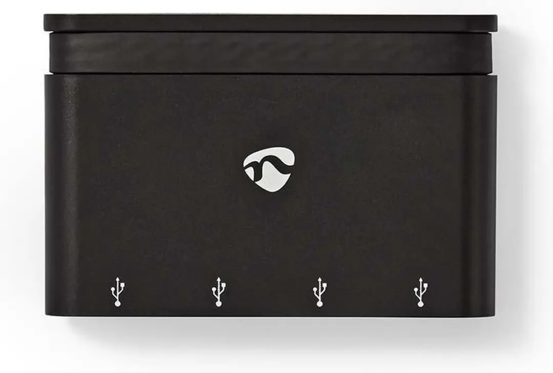 Nedis TCARF200BK USB Multi-Port Adapter - 4x USB-A - USB-C - Zwart