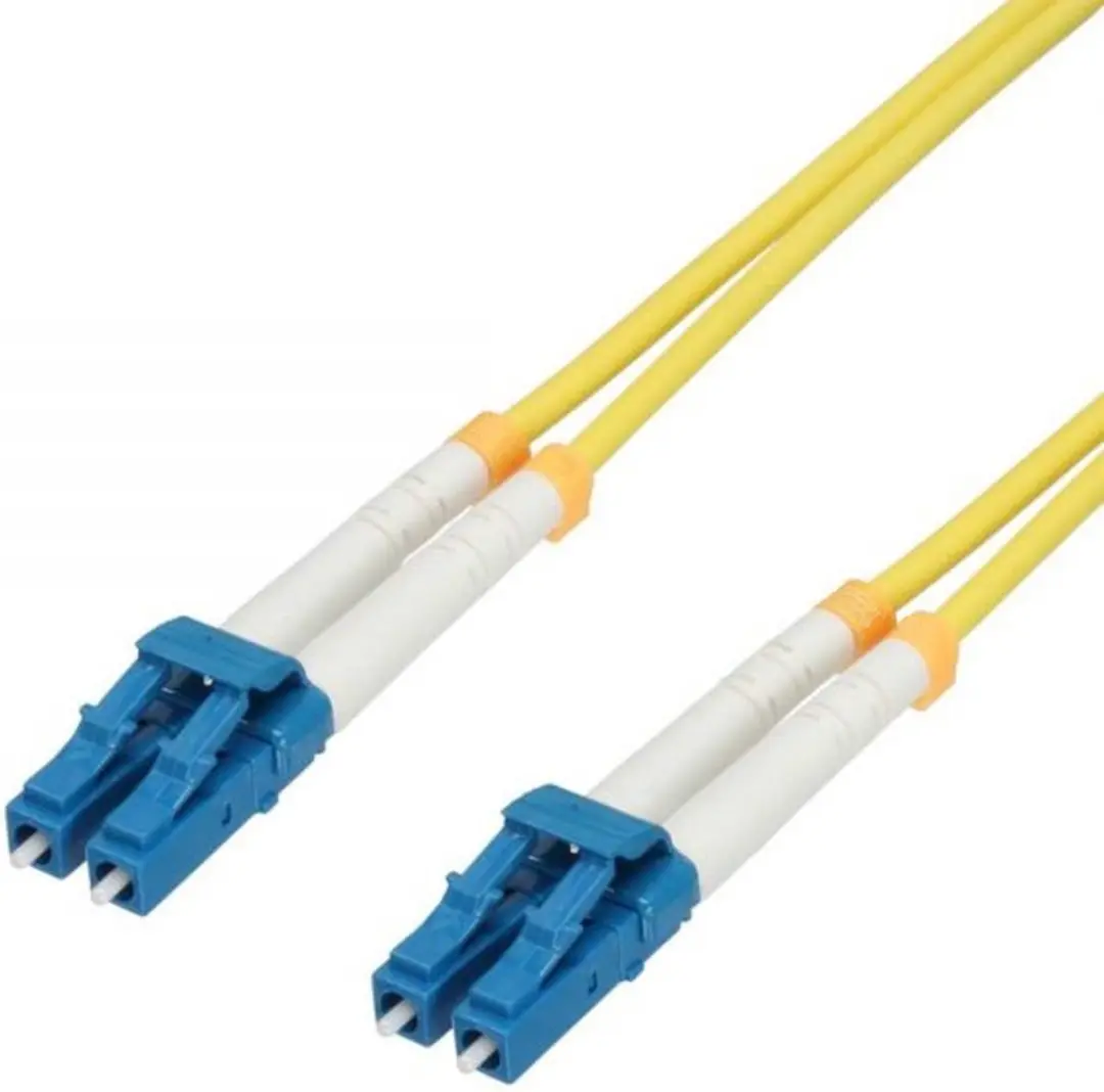 InLine LC Duplex OS2 Single Mode Patchkabel - Geel - 2m