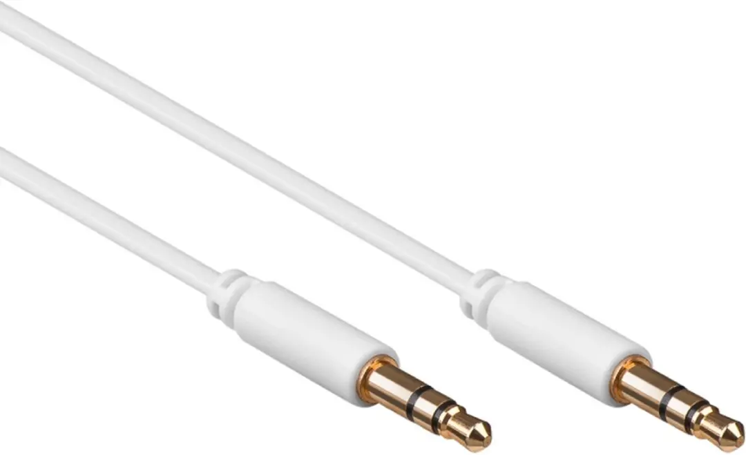 Goobay 3,5mm Jack Stereo Audio Kabel - 2m - Wit