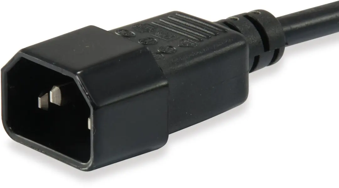 Equip 112100 Electriciteitssnoer 1,8m - C14/C13 - Zwart